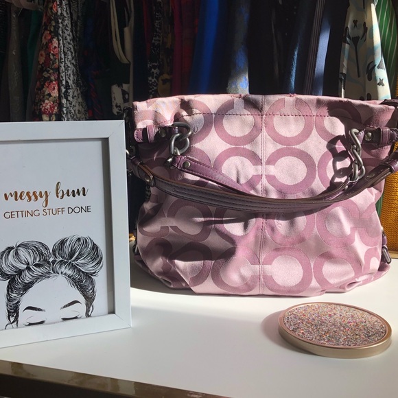 💥Last Chance💥 Coach - Brooke Purple Signature C - Picture 4 of 8